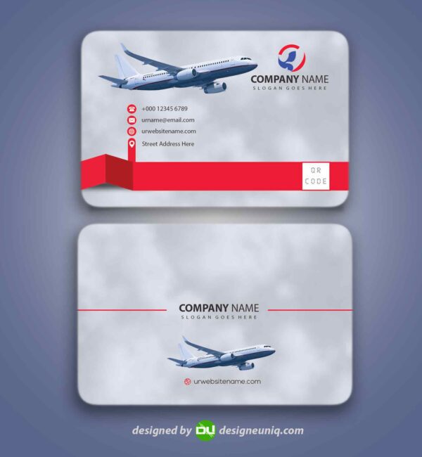 کارت ویزیت آژانس خدمات مسافرتی